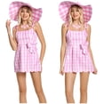 thumbnail image 5 of Disfraz de Margot Barbei para mujer, vestido rosa, disfraz de película Barbei, ropa para mujer adulta, juego de rol, fantasía, disfraz de Halloween, 5 of 5