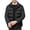Black, variant on Men's Fashion Outdoor Jacket, Solid Color Long Sleeve with Pockets. Hoodless Full Zip Closure, Lightweight and Warm, Ideal for Various Casual and Adventure Occasions