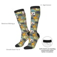thumbnail image 4 of Rateoe Hawaiian Style Pattern Women’s Knee High Crew Socks,Trouser Socks Comfortable, Breathable, Moisture-Wicking and Soft, 4 of 6