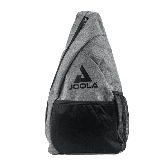JOOLA Essentials Sling Pickleball Bag with Fence Hook, Nylon, Unisex, Gray