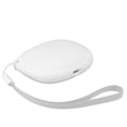 thumbnail image 3 of Calentador de manos recargable para hombres y mujeres, calentador de manos eléctrico portátil, banco de energía con luz LED de regalo, color blanco, 3 of 5