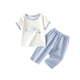 thumbnail image 3 of Ropa fina de verano para bebés, hecha de poliéster, para hombres y mujeres, para recién nacidos, con aire acondicionado, pijama de manga corta y cuello redondo., 3 of 6
