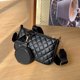 thumbnail image 2 of Bolsa de cuero retro 2 piezas compuesto Mujeres Lattice Crossbody (Negro) Likrtyny Para Estrenar, 2 of 9