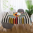 thumbnail image 5 of Yayeee Tablecloths for Rectangular Tables 60 x 108 inch Party Table Cover, Geometric Stripes, 5 of 6