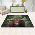 thumbnail image 2 of SKYSONIC Highland Cow Calf Cattle Non-Slip Area Rug, Animal Funny Floor Carpet Comfort Floor Mats Decor for Indoor Front Porch Living Room Bedroom Kitchen, 36"x24", 2 of 5