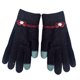 thumbnail image 1 of Guantes térmicos de invierno para mujer, guantes tejidos con dedos completos, cálidos, resistentes al viento, para exteriores, color negro, 1 of 2