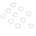 thumbnail image 4 of 30pcs Open Back Bezel Pendants Heart Shaped Earring Making Hollow Frame Charm For Earrings Necklace Jewellery Making, 4 of 8