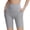 Gray, variant on AHTJRT Biker Shorts for Women High Waist Yoga Workout Shorts Tummy Control Buttery Soft Stretchable Capri Leggings with Pockets Pink S