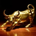 thumbnail image 5 of WDOEID The Home Decor In Bull A Of Statue Wall Shape Ornaments Brass Home Decor, 5 of 6