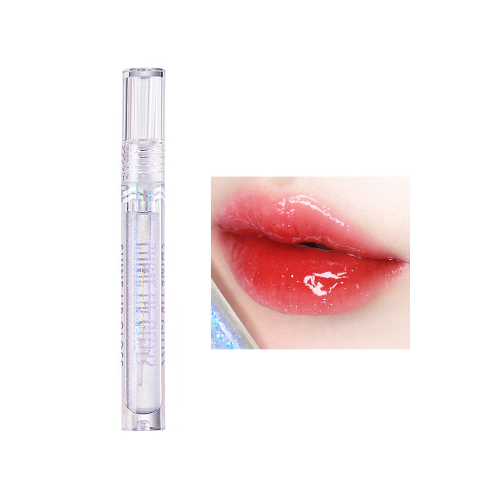 Yasu 2.5g Lip Gloss Gentle Texture Moisturizing Mini Fine Sparkle Lip
