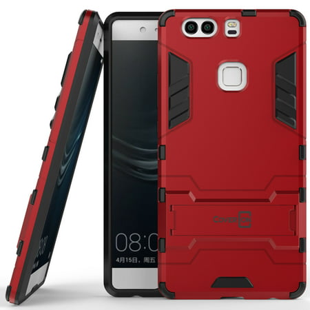 CoverON Huawei P9 Plus Case, Shadow Armor Series Hybrid Kickstand Phone (Best Huawei P9 Case)
