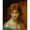 thumbnail image 3 of Jean-Jacques Henner 20x24 Black Modern Framed Museum Art Print Titled - Judith, 3 of 5