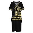 thumbnail image 4 of Vestido holgado con bolsillos, vestido de invitada de boda 2025, ropa de mujer, pantomima Madness-House-of-fun, 4 of 7