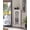 White, variant on Kings Brand Furniture Corner Curio Storage Cabinet with Glass Door, Corner Display Cabinet with 4 Shelves, Wooden Accent Cabinet for Living Room, Dining Room, Entryway & Home Office, Black