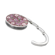 Fashionable Folding Purse Hook Suitable for Various Setting Sturdy Zines Alloy Designs Protects Bags From Damage
