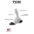 thumbnail image 2 of Football Spat Cleat Covers (White, Large), 2 of 2