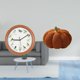 thumbnail image 2 of Reloj de pared con forma de pájaro cantor, juguete de calabaza, creativo, suave al tacto, apto para sala de estar, dormitorio, oficina, 23 cm, 2 of 8