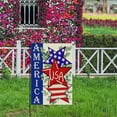 thumbnail image 4 of QianYing Summer Independence Day Garden Flag Linen Double-sided Brush Garden Flag Hot Style Garden Flag for Independence Day, 4 of 5