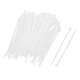 thumbnail image 1 of 100Pcs Cuerda de Empaque de Nylon Blanco con Dientes de 2.5mm de Ancho y 150mm de Largo, Cinta de Sujeción de Red para Fijar Cables, 1 of 1