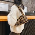 thumbnail image 4 of Vintage Female Shoulder Underarm Bag Animal Pattern Plush Portable Mini Purses, 4 of 4