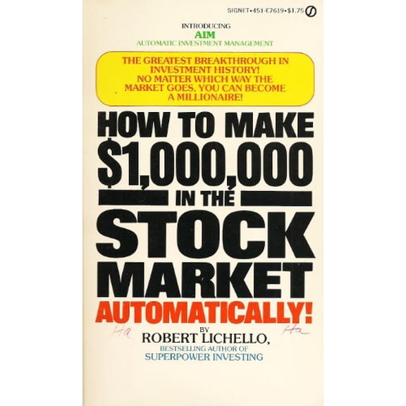 Pre-Owned How to Make 1,000,000 Dollars in the Stock Market Automatically (Unknown) 0451076192 9780451076199
