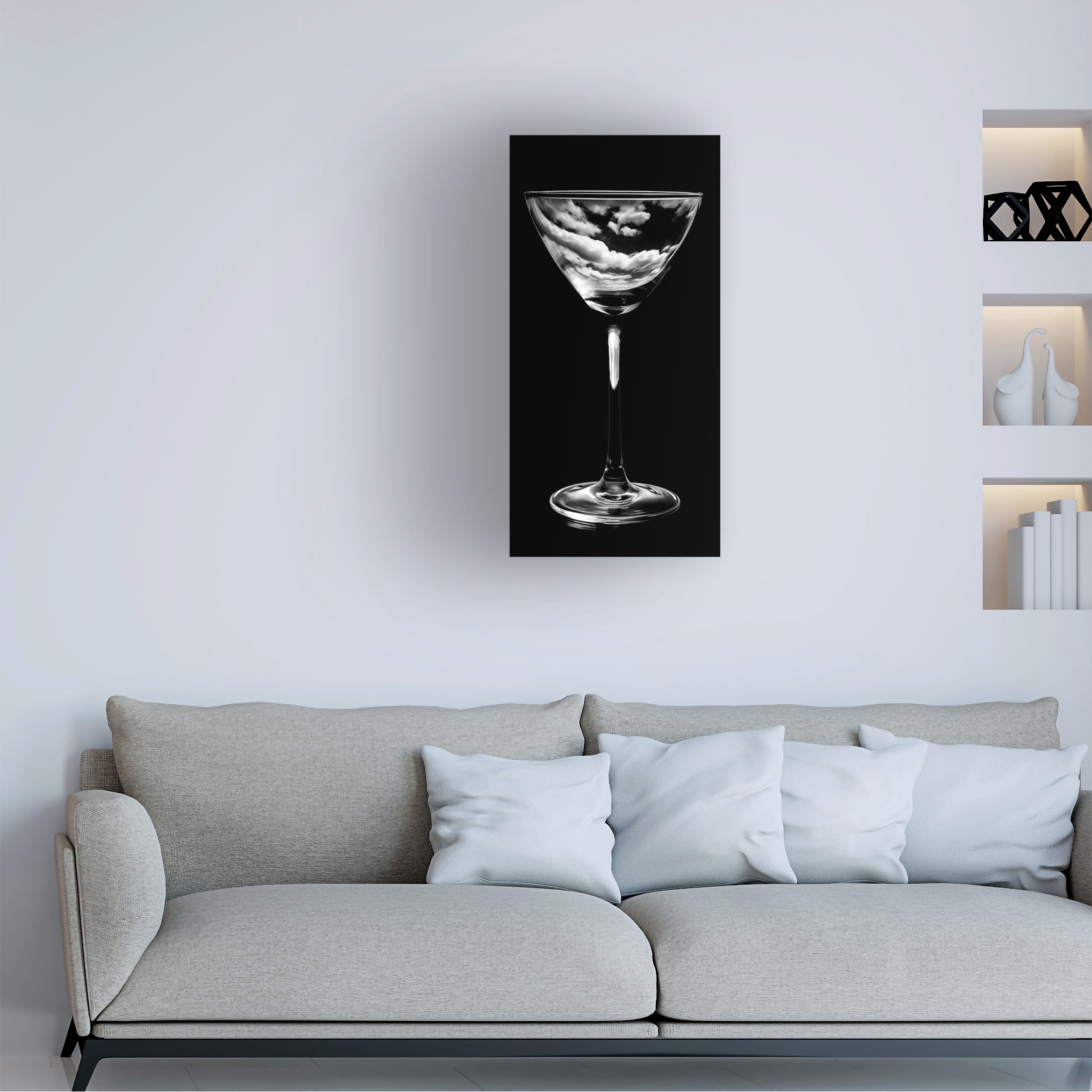 Canvas Wall Art - Sasha 'Inner' Wall Art for Living Room, Bedroom, or Office Décor by Trademark Fine Art - 16 x 32 Inches
