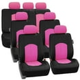 thumbnail image 1 of FH Group, Perforated Leather 3 Row Full Set Seat Covers for 7 Seaters SUV Van, 8 Colors, 1 of 10