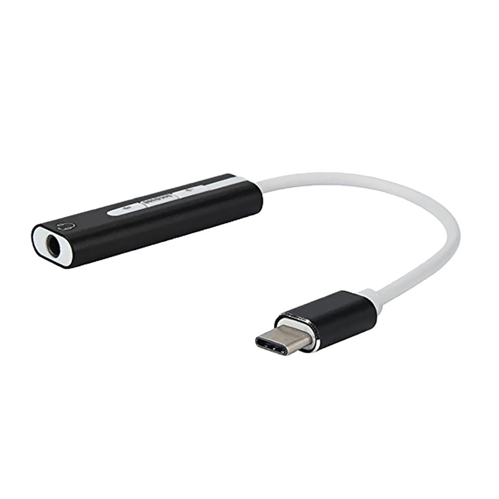USB Audio 3mm Jack Microphone Adapter