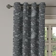 thumbnail image 3 of Ambesonne Grommet Curtain, , 50"x84", Dark Grey Dimgray, 3 of 5