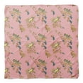 thumbnail image 4 of Bimba Pink Black Berry & Yellow Sparrow Bird Pure Silk Printed Head Bandanas Summer Neck Wrap Scarf 40 x 40 Inches, 4 of 6