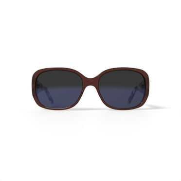 FLOWER Women's Rx'able Fashion Sunglasses, FLR1006, Edie, Milky Blush, 57-17-135, with Case
