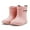 Pink, variant on YYW Toddler Rain Boots,Baby Kids Easy-on Anti-Slip Rain Shoes for Boy Girl Outdoor(Yellow,7 Toddler)