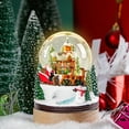 thumbnail image 3 of Christmas Snow Globes, Snow Globes Christmas with Musical Battery Operated LED Lights Glittering Water Globes Winter for Holiday Home Indoor Christmas Decorations and Gifts, 3 of 7