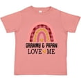 thumbnail image 3 of Inktastic Grammy and Papaw Love Me Girls Granddaughter Girls Toddler T-Shirt, 3 of 5