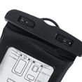 thumbnail image 2 of Estuche impermeable para teléfono Bolsas para teléfonos móviles con pantalla táctil subacuática (Negro), 2 of 5