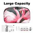 thumbnail image 3 of Flamingo Travel Organizer Waterproof Oxford Cloth Storage Pouch for Small Electronics, Hard Drive, and Cable Bag, 3 of 6