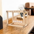 thumbnail image 3 of Rotation Perpetual Motion Swing Wooden Toy Newton Pendulum Production Kit, 3 of 9