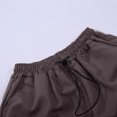 thumbnail image 5 of Dpytoraw Women's Summer Cargo Parachute Pants Loose Fit Pocket Vintage Street Style Elastic Waist Casual Pants Women Grey XXXL, 5 of 5