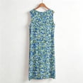 thumbnail image 5 of Juesizh Nightgowns for Women Plus Size Round Neck Loungewear Comfy Loose Casual Print Sleeveless Sleepwear, S-5XL, 5 of 6