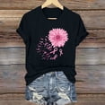 thumbnail image 2 of Blusas de Manga Corta para las Mujeres Divertida Impresión Cuello Redondo Camiseta Vintage, Blusas de Primavera para las Mujeres, 2 of 4