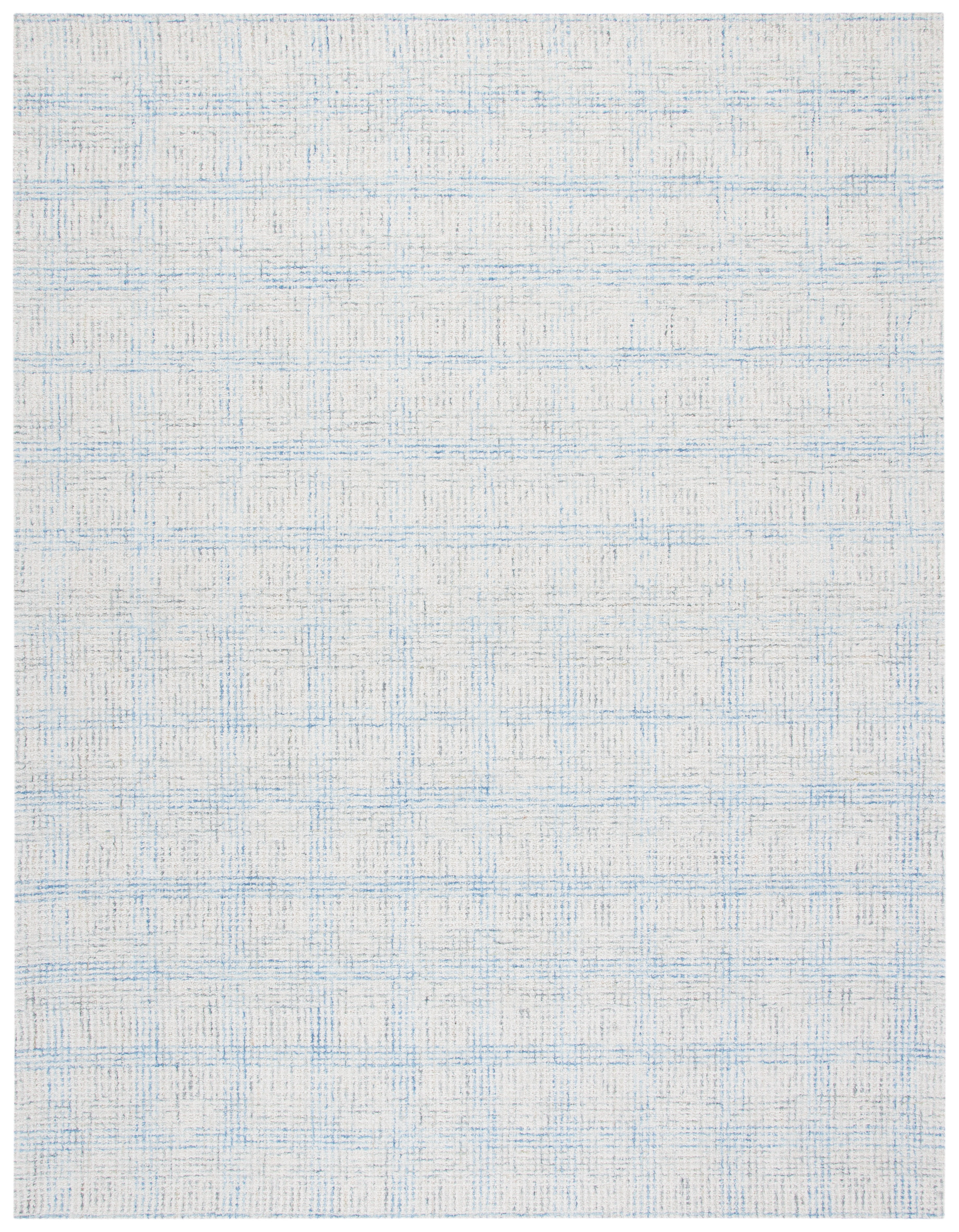 SAFAVIEH Abstract Valentina Plaid Area Rug, Ivory/Beige, 9' x 12'