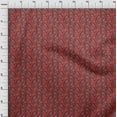 thumbnail image 4 of oneOone Jersey en Viscose Tissu Rouge Abstractions Matière de Robe Tissu Imprimé Tissu au Mètre 60 Pouces de Large, 4 of 5