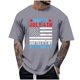 thumbnail image 2 of Tops para hombre, blusas y camisas de cuello redondo y manga corta para hombre, tops casuales de cuello redondo y manga corta con estampados especiales para hombre., 2 of 5