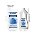 thumbnail image 3 of Down Jacket Cleaner | Lightweight Laundry Detergent | Machine & Hand Wash Formula, Odor Removal, Stain Lifter, Gentle on Fabrics, Color , 300ml, 3 of 9