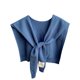 thumbnail image 1 of Bufandas de mujer de color liso de punto para exteriores, chal de invierno con cuello falso, bufanda decorativa Kangshi para el regazo y los hombros, bufanda para mujer, 1 of 2