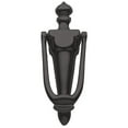thumbnail image 1 of Baldwin 0106190 French Knocker, Satin Black, 1 of 2