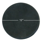 General Purpose Rubber Sheet, Black, 60A, 0.062" x 12" Disc (10 Pack)