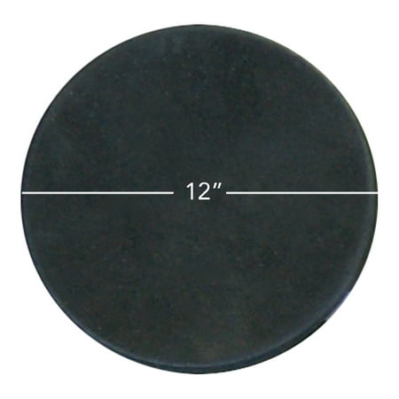 General Purpose Rubber Sheet, Black, 60A, 0.062" x 12" Disc (10 Pack)