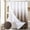 Ombre Dark Brown, variant on Navy Blue Shower Curtain and Liner Ombre Waffle Fabric Shower Curtains and Liner Set Dark Blue and White Curtain Set with Hooks,Heavyweight Fabric Indigo 72 x 72