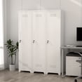 thumbnail image 6 of Marcree Metal Broom Storage Cabinet, 65" Narrow Broom Cabinet with Hooks, Slim Bathroom Storage Cabinet with Shelves, Heavy-Duty Cleaning Storage Cabinet for Utility Room, Gym, Office, Garage, 6 of 8